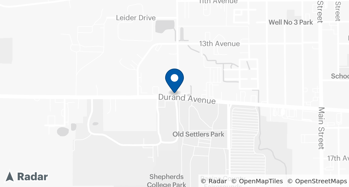 Map of Dairy Queen Location:: 1600 15th Ave, Union Grove, WI, 53182-1525